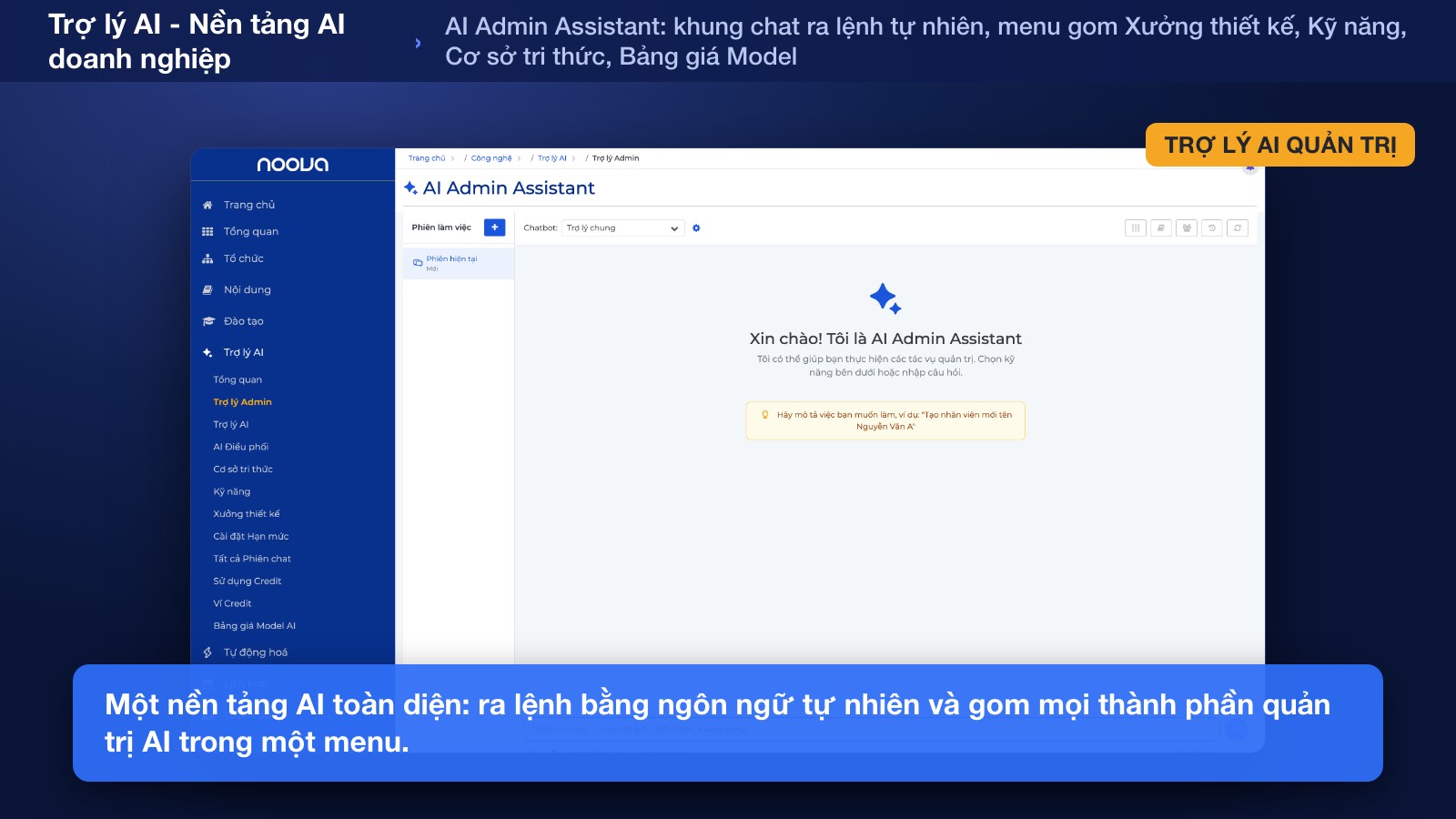 Nền tảng AI Doanh nghiệp Toàn diện