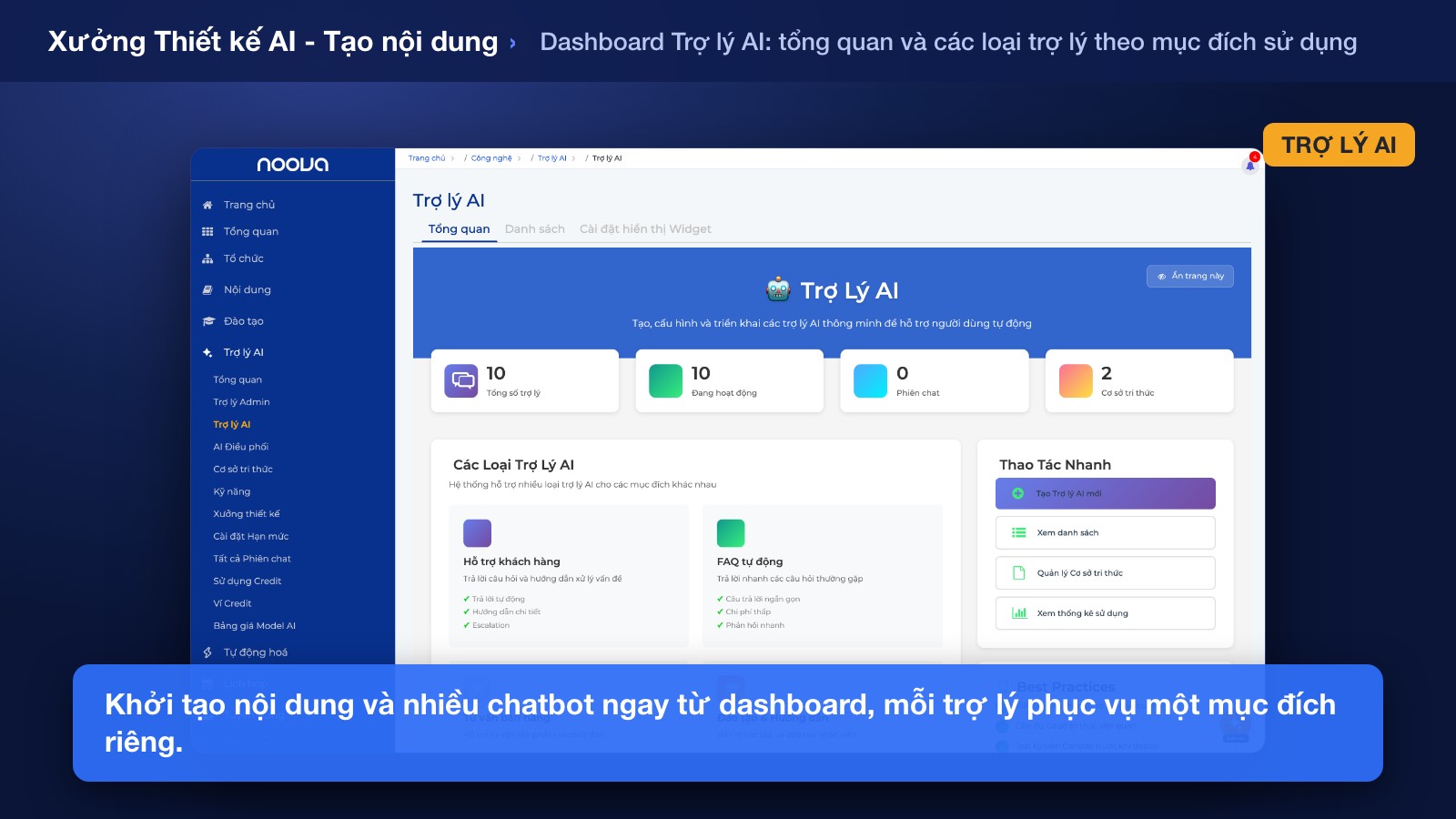 Tạo Nội dung với Xưởng Thiết kế AI