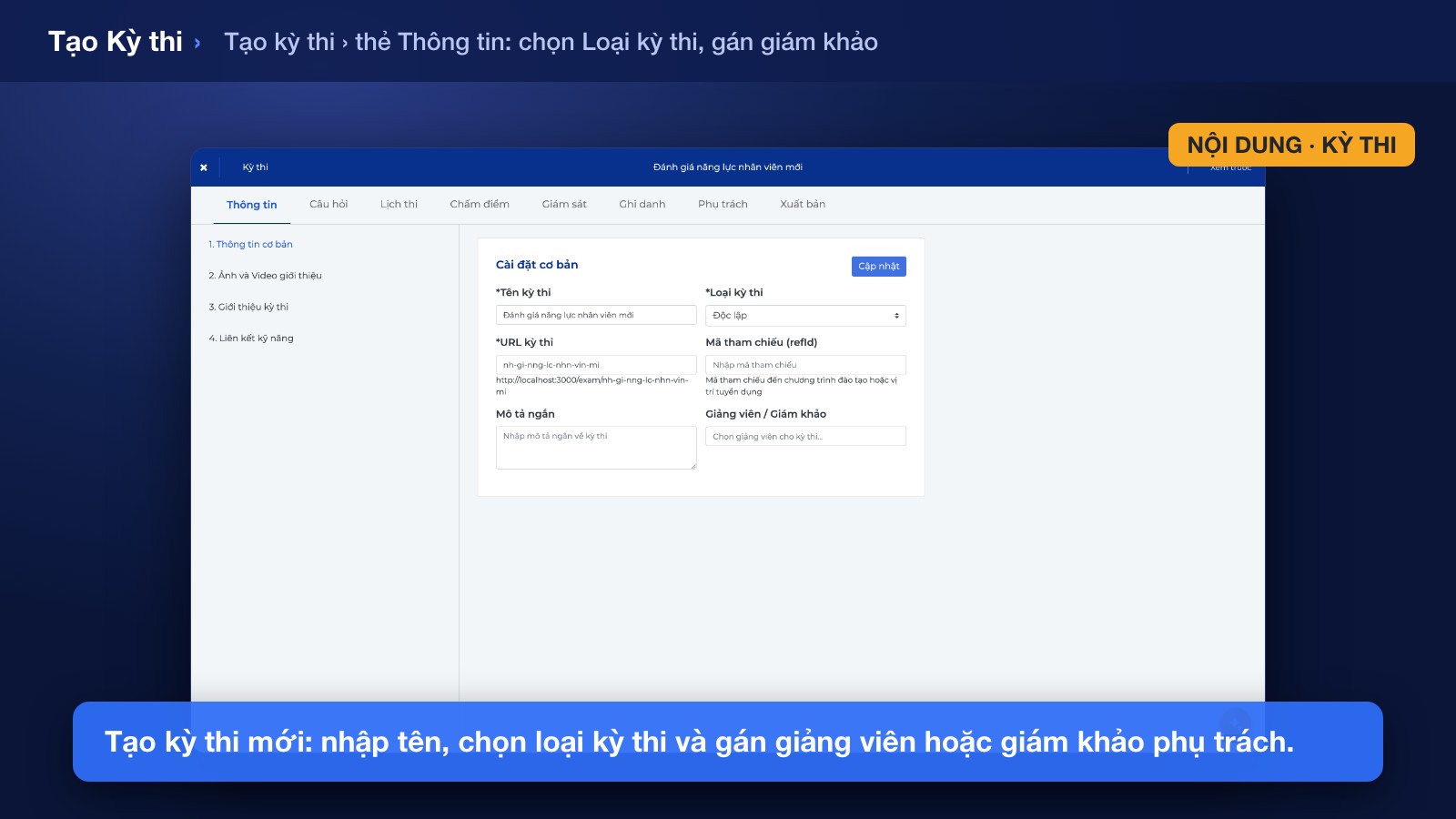 Tạo Kỳ thi