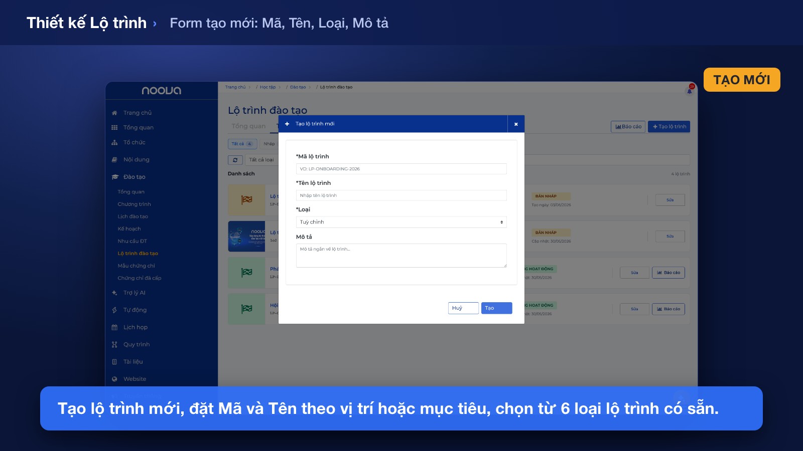 Thiết kế Lộ trình