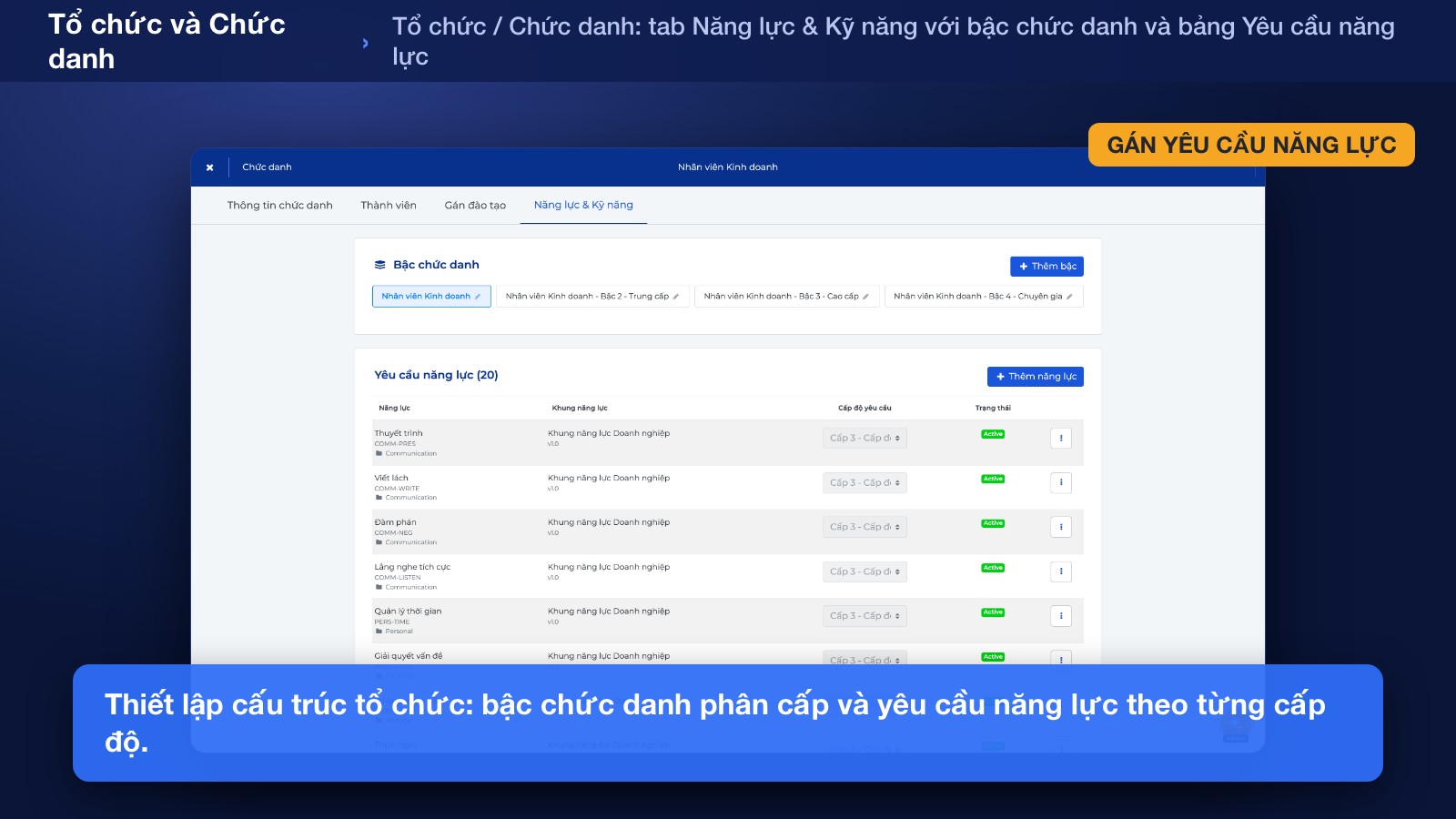 Thiết Lập Tổ Chức Của Bạn